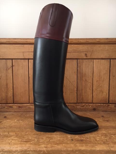 mens leather riding boots size 1